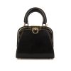 Dior Vintage shoulder bag in black leather - 360 thumbnail