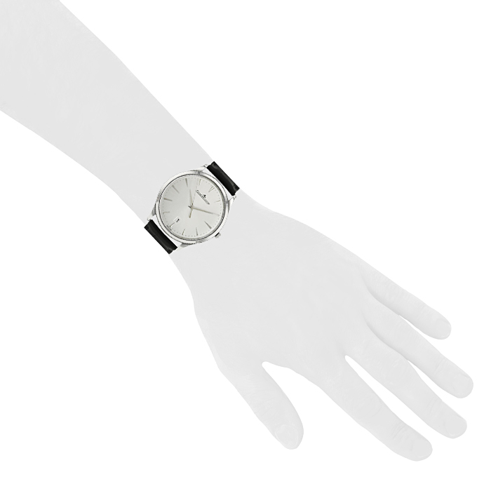 Jaeger Lecoultre Master Ultra Thin watch in stainless steel Circa 2015 - Detail D1