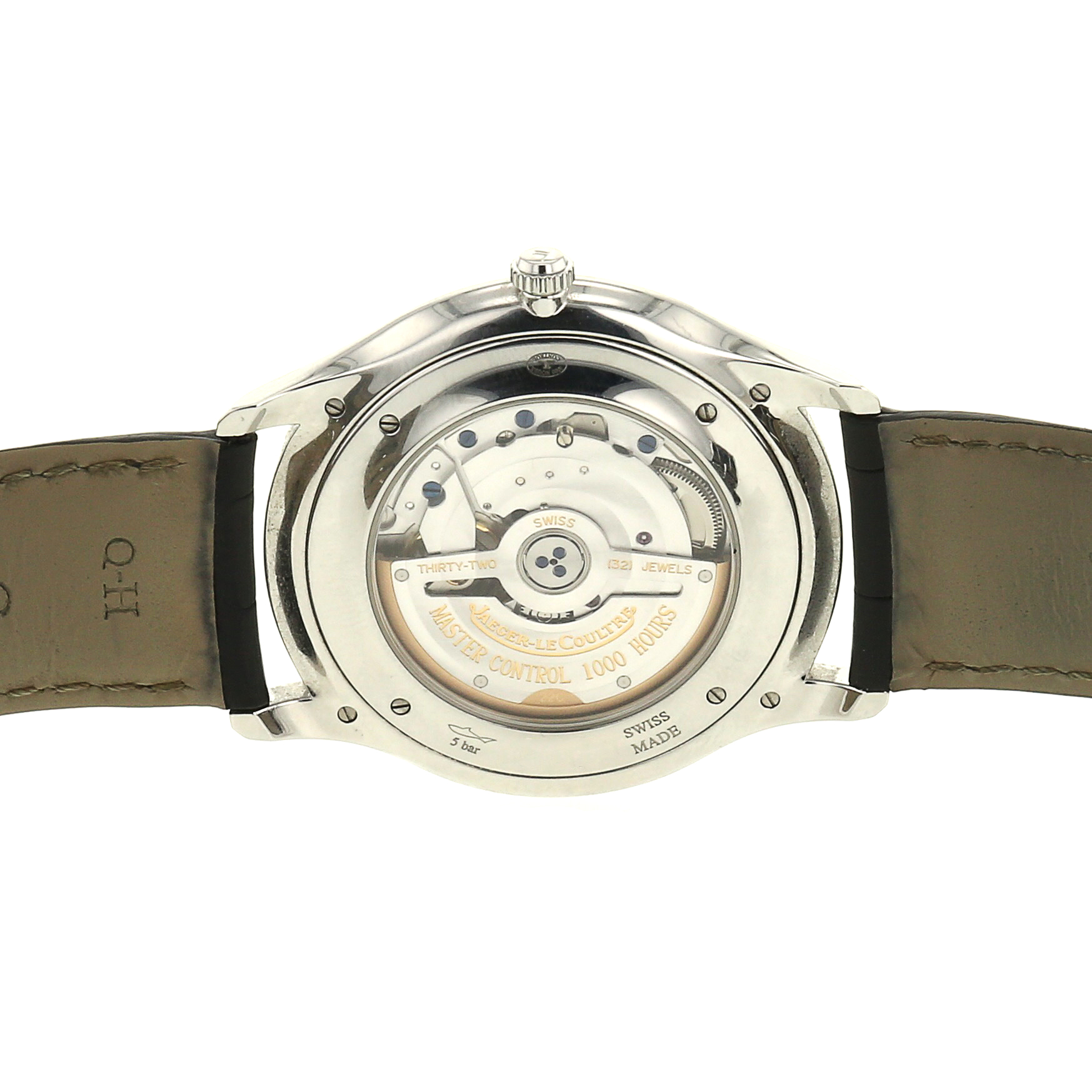 Orologio Jaeger Lecoultre Master Ultra Thin in acciaio Circa  2015 - Detail D3