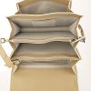 Marni Trunk shoulder bag in beige leather and white piping - Detail D2 thumbnail