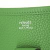 Hermès Evelyne III shoulder bag in green Bamboo togo leather - Detail D3 thumbnail