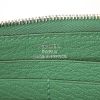 Portefeuille Hermès Azap en chevre verte - Detail D3 thumbnail