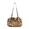 Jamin Puech handbag in beige canvas and leather - 360 thumbnail