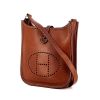 Hermes Evelyne small model shoulder bag in brown Barenia leather - 00pp thumbnail