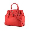 Ralph Lauren Ricky large model handbag in red leather - 00pp thumbnail