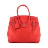 Ralph Lauren Ricky large model handbag in red leather - 360 thumbnail