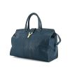 Yves Saint Laurent Chyc large model handbag in blue leather - 00pp thumbnail