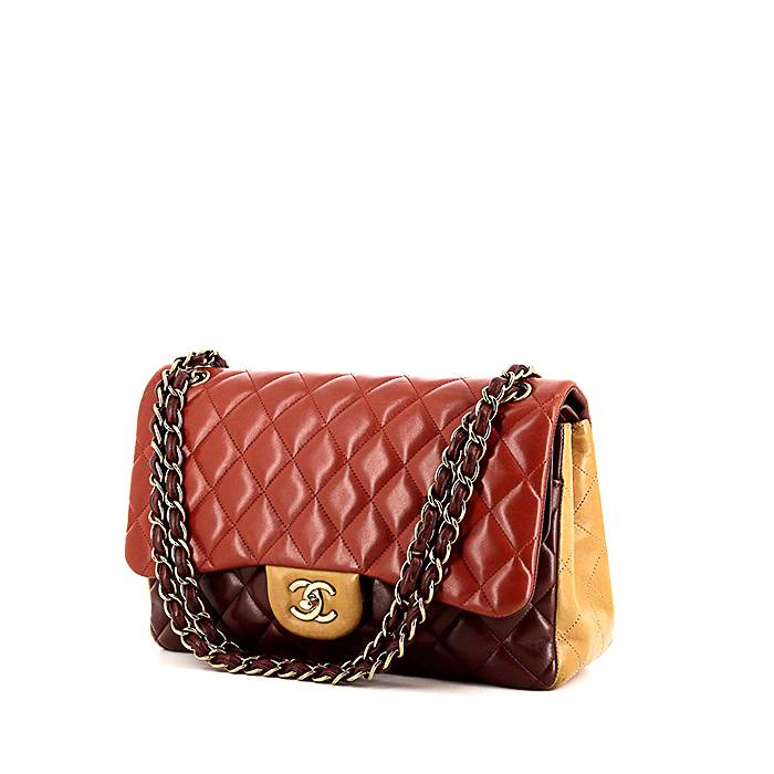 Timeless/classique leather crossbody bag Chanel Burgundy in Leather -  33609412