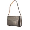 Bolso de mano Louis Vuitton  Allston en cuero Monogram gris y cuero natural - 00pp thumbnail