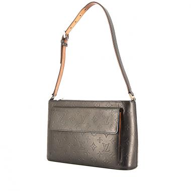 Bolso de mano Louis Vuitton  Allston en cuero Monogram gris y cuero natural