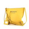 Balenciaga Papier Messenger shoulder bag in yellow leather - 00pp thumbnail
