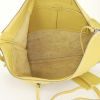 Borsa a tracolla Balenciaga Papier Messenger in pelle gialla - Detail D2 thumbnail