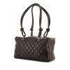 Chanel Cambon handbag in brown leather - 00pp thumbnail