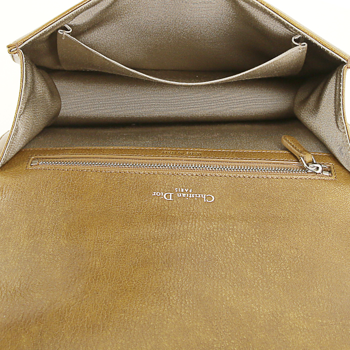 Dior Diorama handbag in brown leather - Detail D3