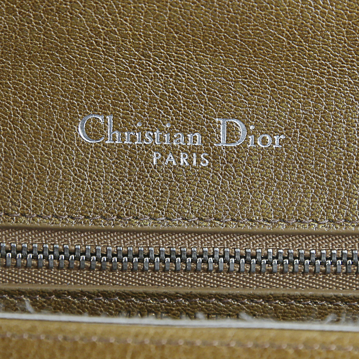 Dior Diorama handbag in brown leather - Detail D4
