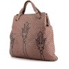 Bottega Veneta handbag in powder pink intrecciato leather - 00pp thumbnail