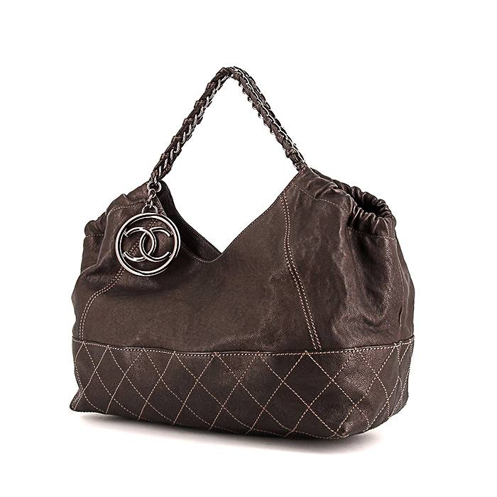 Chanel Hobo Coco Cabas Black Leather Shoulder Bag ref.939480 - Joli Closet