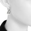 Fred Mouvementée earrings for non pierced ears in white gold - Detail D1 thumbnail