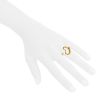 Sortija Tiffany & Co Open Heart modelo grande en oro amarillo - Detail D1 thumbnail