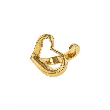 Bague Tiffany 
Co Open Heart grand modèle en or jaune