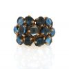 Pomellato Sassi ring in pink gold and topaz - 360 thumbnail