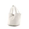 Hermes Picotin handbag in white togo leather - 00pp thumbnail