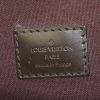 Borsa a tracolla Louis Vuitton in tela a scacchi marrone e pelle marrone - Detail D3 thumbnail