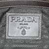 Prada Bowling handbag in brown logo canvas and brown leather - Detail D3 thumbnail