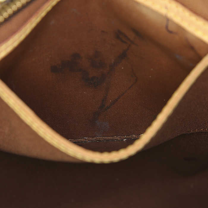Louis Vuitton Speedy handbag in brown monogram canvas and natural leather - Detail D4