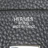 Hermes Birkin 35 cm handbag in dark blue leather taurillon clémence - Detail D3 thumbnail