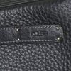 Hermes Birkin 35 cm handbag in dark blue leather taurillon clémence - Detail D4 thumbnail