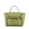 Celine Tie Bag small model handbag in green grained leather - 360 thumbnail