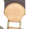 Borsa a tracolla Louis Vuitton Reporter in tela monogram marrone e pelle naturale - Detail D4 thumbnail