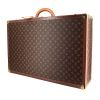 Valigia rigida Louis Vuitton in tela monogram marrone e pelle naturale - 00pp thumbnail