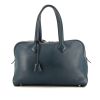 Hermes Victoria handbag in blue togo leather - 360 thumbnail