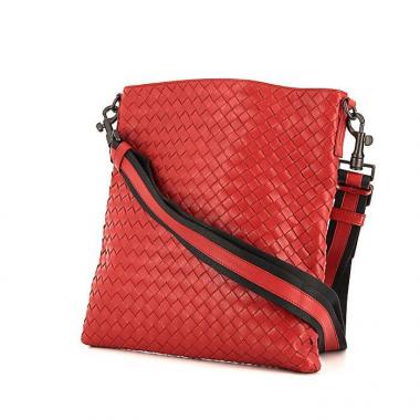 Borsa a tracolla Bottega Veneta in pelle rossa