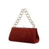 Chanel Vintage handbag in rust-coloured suede - 00pp thumbnail