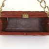 Chanel Vintage handbag in rust-coloured suede - Detail D2 thumbnail