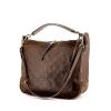Bolso de mano Louis Vuitton modelo mediano en cuero monogram huella y ante marrón - 00pp thumbnail