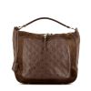 Louis Vuitton medium model handbag in empreinte monogram leather and brown suede - 360 thumbnail
