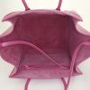 Bolso de mano Celine Phantom en cuero rosa fucsia - Detail D2 thumbnail