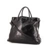 Miu Miu shopping bag in black leather - 00pp thumbnail