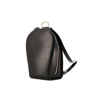 Mochila Louis Vuitton Mabillon en cuero Epi negro