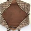 Bolsa de viaje Louis Vuitton Kendall en lona a cuadros marrón y cuero marrón - Detail D2 thumbnail