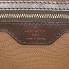 Bolsa de viaje Louis Vuitton Kendall en lona a cuadros marrón y cuero marrón - Detail D4 thumbnail