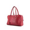 Hermes Victoria travel bag in raspberry pink togo leather - 00pp thumbnail