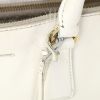 Prada Galleria handbag in white leather saffiano - Detail D5 thumbnail