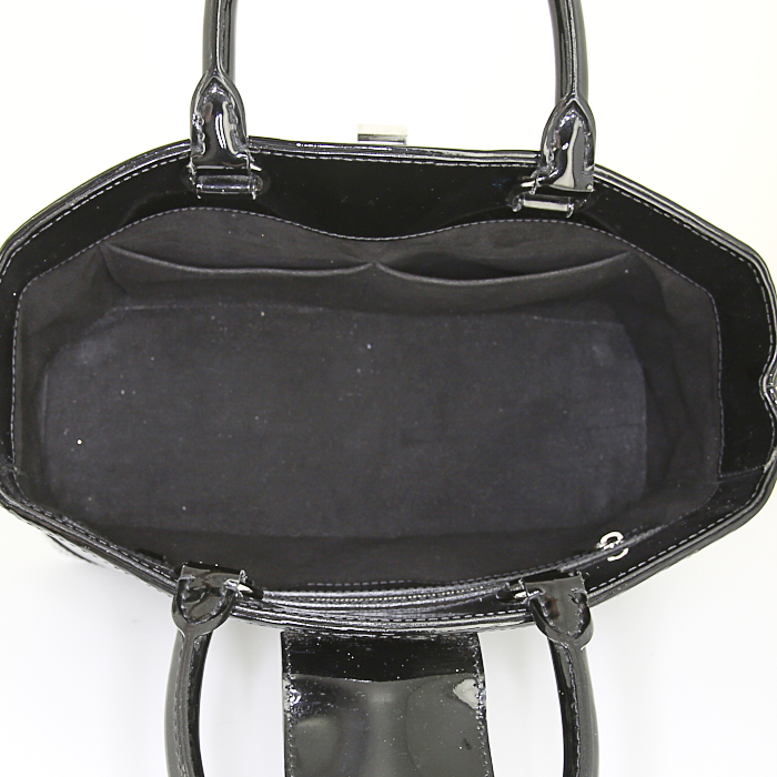 Louis Vuitton Mirabeau handbag in black patent epi leather - Detail D2