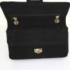 Chanel 2.55 handbag in black suede - Detail D5 thumbnail