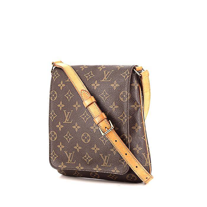 Louis Vuitton Salsa handbag in brown monogram canvas and natural